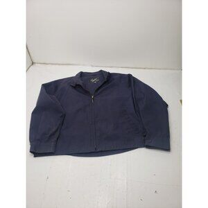 Vintage English Squire Men Sz 52 Blue Full Zip Harrington Union Workwear Jacket